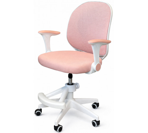 Кресло вращающееся детское с подставкой для ног PERFECT KIDS ASTRONAUT PINK Perfect Home Розовый (PFH-092115)