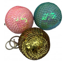 CC162 Брелок, Куля маленька, паєтки