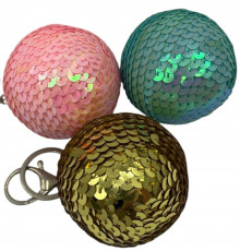 CC162 Брелок, Куля маленька, паєтки