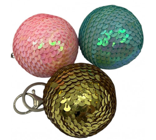 CC162 Брелок, Куля маленька, паєтки