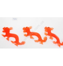 CC41/4 Гумовий дракон червоний
