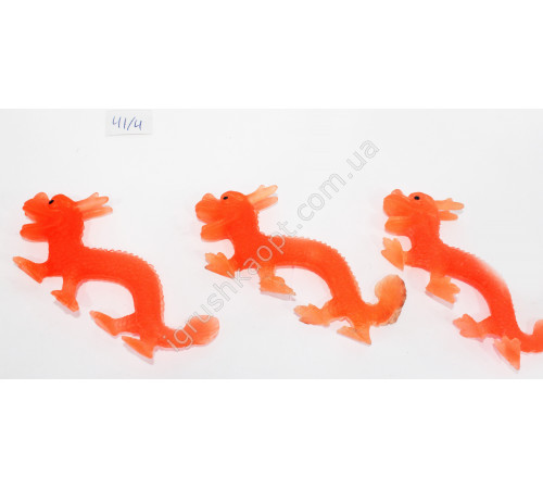 CC41/4 Гумовий дракон червоний