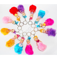 CC48 Брелок лялька з хутром
