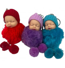 CC53 Брелок пупсик хутряний