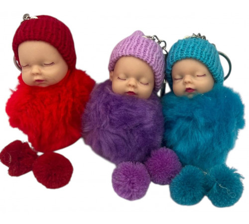 CC53 Брелок пупсик хутряний