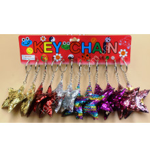 CC56 Брелоки Фігурні, паєтки. Мікс, п'ять видів.