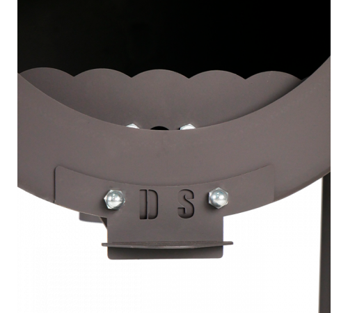 Печь дровяная отопительная DS Classic с варочной поверхностью + кожух золотой