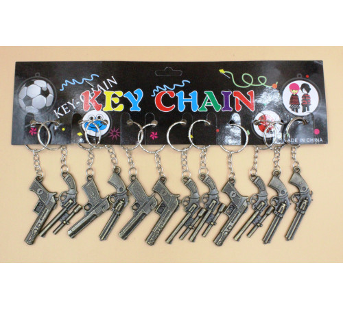 CD3198 Брелок Пістолет, метал