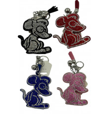 CD62 Брелок Мишка, стрази.