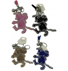 CD63 Брелок Мишка, стрази.