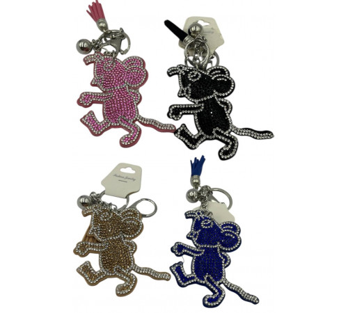 CD63 Брелок Мишка, стрази.