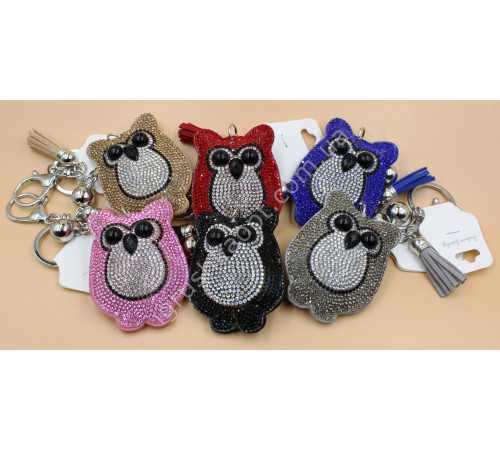 CD69 Брелок Сова, Стрази.