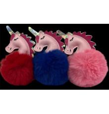 CD7 Брелок єдиноріг хутро