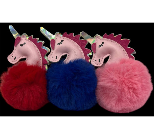 CD7 Брелок єдиноріг хутро