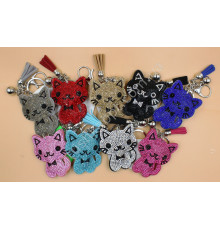 CD70 Брелок Котик, Стрази.