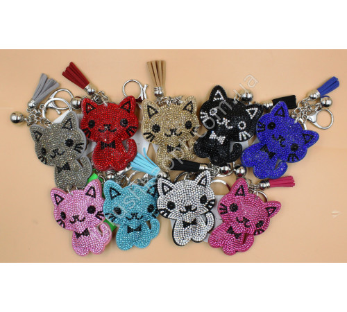 CD70 Брелок Котик, Стрази.