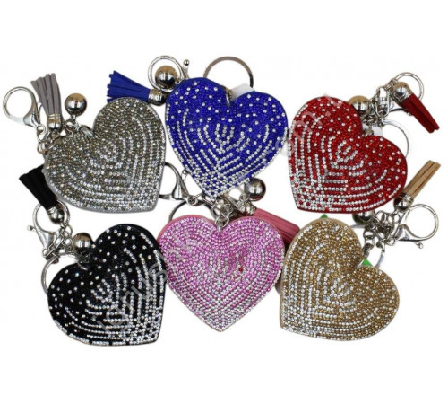 CD80 Брелок Серце, Стрази.