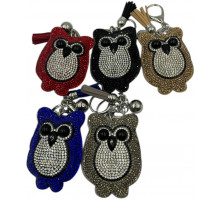 CD89 Брелок Сова, стрази.