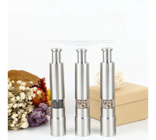 Измельчитель для соли и перца, ручная измельчитель из нержавеющей стали XL-552 (100)