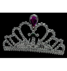 CR3170 Корона Маленька (Діадема), мікс, пластик.
