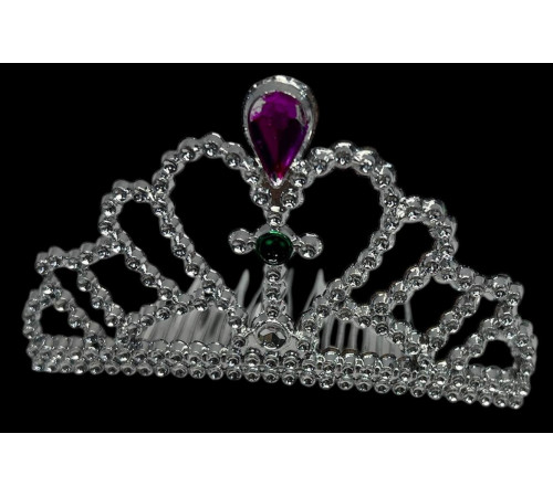 CR3170 Корона Маленька (Діадема), мікс, пластик.