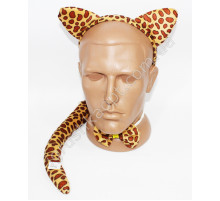 CR3202 Обруч леопард 3в1