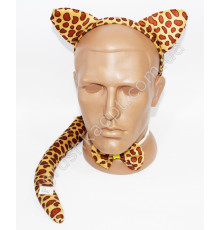 CR3202 Обруч леопард 3в1