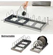 Утримувач, що розширюється, для Кришок зберігання з нержавіючої сталі DISH RACK (52)