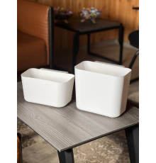 відро для сміття на двері БІЛЕ велике  XL-1171 ( (54)