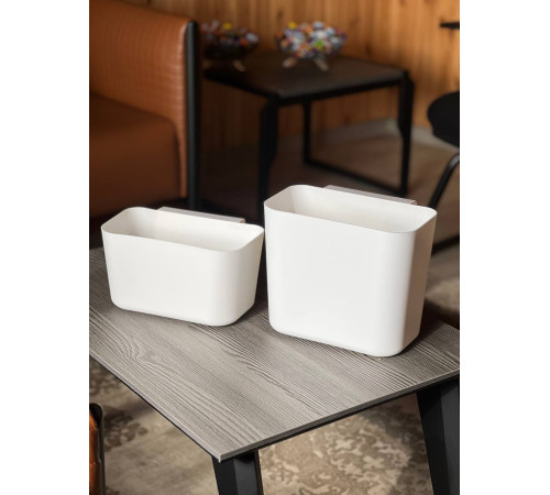 мусорное ведро на дверь БЕЛОЕ   большое       XL-1171   ( (54)