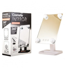 032 Cosmetie mirror 360 Rotation Angel з підсвічуванням для макіяжу (24) (20)