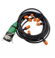 Система поливу саду MUCIAKIE, автом садова насадка для поливу, 10 метрівТуман краплинний поливу(60)