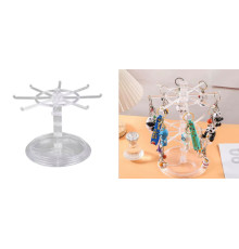 Тримач для намиста, обертова підставка браслетів, підвісок, каблучок, ключів, дрібниць 944(72