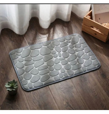 Супервбираючий килимок для душу та ванни нековзний килим 40*60 Сірий беж кор 521-2331 (100)