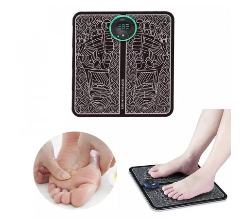 Массажер EMS  КОВРИК      для     НОГ  , автоматический Вибрационный массажер для ног (100)