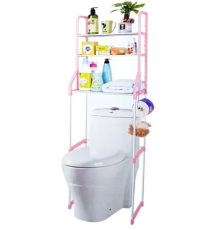 Підлогова Стійка органайзер на пральну ТУАЛЕТ ПЛАСТИК Рожеві та Сині (10)