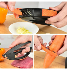 Часникова Багатофункціональний подрібнювач часнику, Ручний прес для часнику, терка для цибулі, (50)