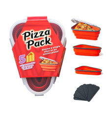 Силіконова коробка для піци ,Контейнер для зберігання Сендвіч Еди PIZZA PACK (40)