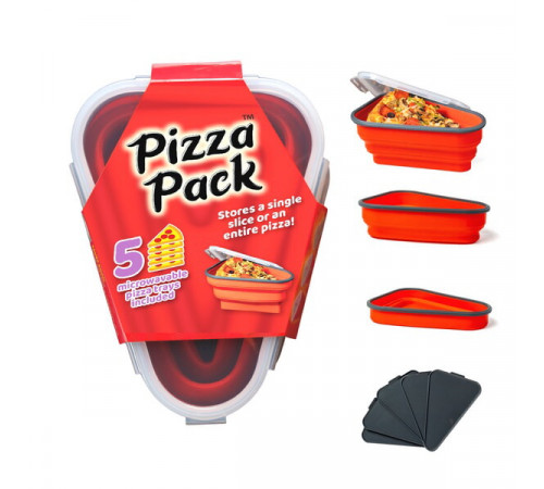 Силиконовая коробка для пиццы ,Контейнер для хранения Сенддвичей ЕдЫ  PIZZA PACK  (40)