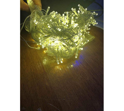 4520-код 2025 ПРОЗРАЧНЫЙ Провод Гирлянда 400 (360*18*3601*18м ) Холодный  Белый   49-10   (60)