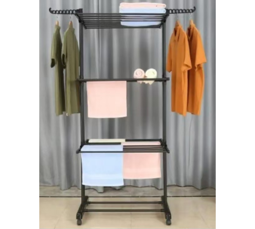 Сушилка для белья БОЛЬШАЯ  Garment Rack    ЧЕРНАЯ   238 (6)