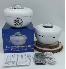 Галактика Зірковий проектор нічник дитячий Bluetooth БІЛА LY-1070 (36)