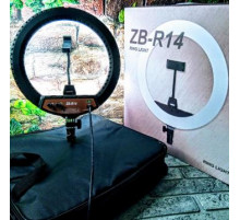 Кольцевая LED лампа ZB-R14 (1 крепл.тел.) 220V (35см) // [602] (10 шт/ящ) (5 шт/ящ)