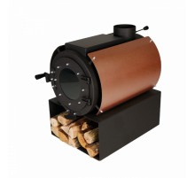 Пекти дров'яна опалювальна DS Classic з варильною поверхнею + кожух мідний