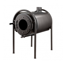 Пекти дров'яна опалювальна DS Modern + срібний кожух