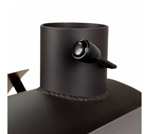 Печь дровяная отопительная DS Modern + серебряный кожух