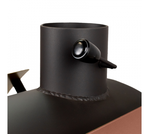 Печь дровяная отопительная DS Modern + медный кожух