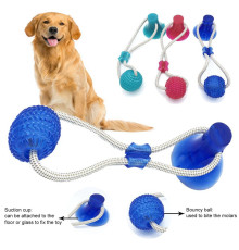 Іграшка для собак та кішок канат на присосці з м'ячем (100)