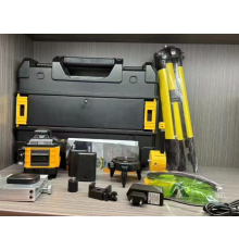 ЛАЗЕР Лазерний Нівелір 4D 16 ліній 360 град +штатив gradienter + Екран  40-44 (5)