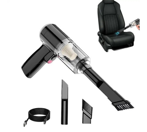 Автомобильный Ручной вакуумный беспроводной   пылесос 9000 ПА MASSAG GUN 	(100)